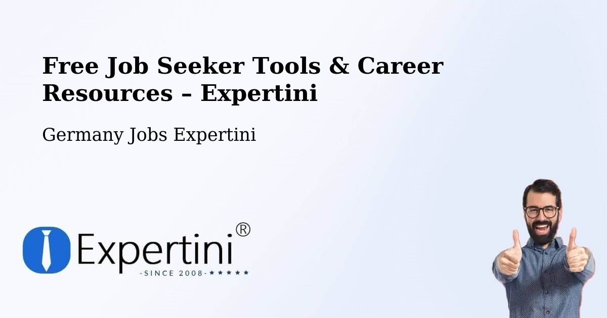 Free Job Seeker Tools & Career Resources – Geisingen - Geisingen, Germany Jobs Expertini